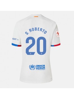 Ženski Nogometna dresi replika Barcelona Sergi Roberto #20 Gostujoči 2023-24 Kratek rokav
